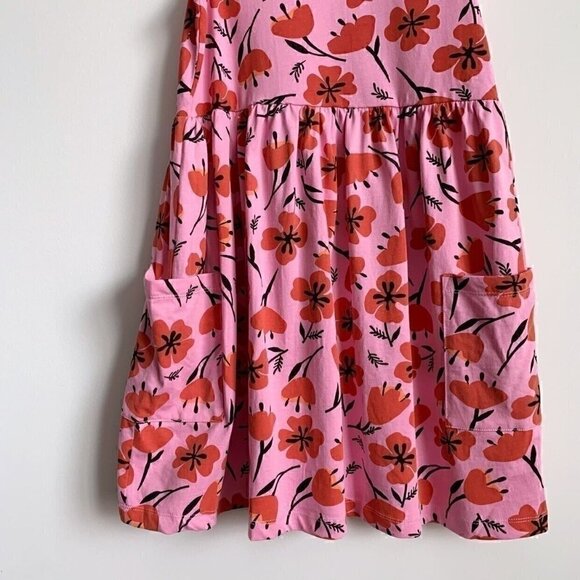 NWOT Hanna Andersson Sleeveless Print Pocket Girl Dress, 10 Years - Picture 6 of 10